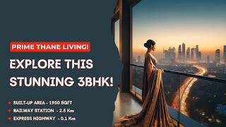 🏡Luxurious 3 BHK Flat for Sale in Prime Thane West Location  Spacious Modern amp Untouched [upl. by Aicnorev]