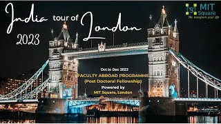 London  Faculty Abroad Programme 2023  Visiting Post Doctoral Fellowship [upl. by Weixel]