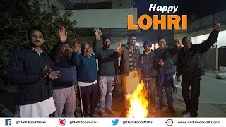 PUNJAB LOHRI Festival Celebrations  Traditions Dance amp LOCAL FOOD  Makke ki Roti  Sarson ka Saag [upl. by Annairba456]