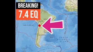 Large Earthquake strikes Chile Region 74 Earthquake Thursday 7182024 [upl. by Thoma]