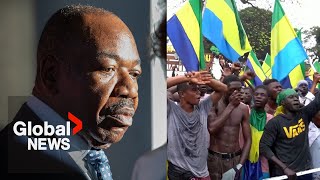 Gabon coup Military puts president under house arrest after disputed election result [upl. by Nezam892]