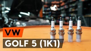 Hoe een bougies vervangen op een VW GOLF 5 1K1 AUTODOCTUTORIAL [upl. by Eidak916]