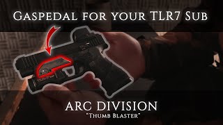 GASPEDAL for the TLR7 amp TLR8 Sub  ASMR all sound  Testing the Thumb Blaster from ARC DIVISION [upl. by Bergess]