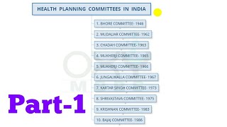 Health Planning Committees In India 1 [upl. by Elnore213]