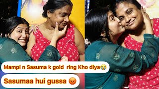 Mampi n sasumaa maa k gold ring kho diya 😩Sasumaa hui gussa mampi svlog dailyvlog [upl. by Niuqram606]