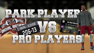 WHEN PARK PLAYERS TAKE ON THE PROs  18 RANKED TEAM  NBA 2K19 [upl. by Adien883]