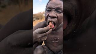 Its Lunch time See how Hadza cooks their favorite meal today made from wild meatamp natural spices [upl. by Vasti]