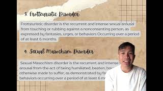 PARAPHILIC DISORDERS JOHAIRE E GOMONSANG BSSW 2C SOCIAL WORK AND SOCIAL DEVIATIONS [upl. by Etteuqram]