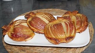 Dessert aux pommes à la pâte feuilletée délicieux 👌 avec peu dingrédients [upl. by Cher]