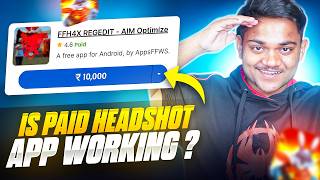 TRYING PAID HEADSHOT APPS IN FREE FIRE FROM PLAYSTORE  GARENA FREE FIRE [upl. by Hgielyk]