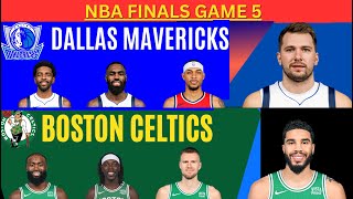 Dallas Mavericks vs Boston Celtics NBA FINALS Game 5 PLAY BY PLAY [upl. by Doak665]