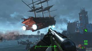 FALLOUT4 USS CONSTITUTION RIDE [upl. by Asusej]