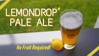 Brewing a Lemon Pale Ale using ONLY Lemondrop Hops [upl. by Nosyerg907]