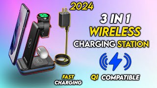 Best 3 in 1 Wireless Charging Station  Fast Wireless Charger for Samsung [upl. by Bolling]