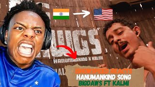 ISHOWSPEED reacts to BIG DAWGS ft HANUMANKIND 😱🔥 [upl. by Eiryk]