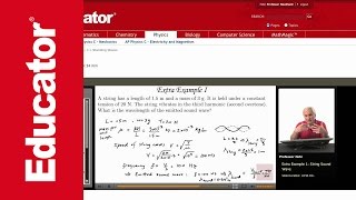 Physics Standing Waves Harmonic Overtones [upl. by Accire]