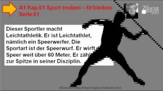 A1 HöruLesetext Sport treiben  fitbleiben S05 [upl. by Iruy]