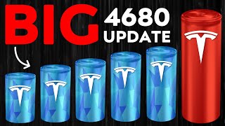 HUGE Tesla 4680 Battery Production Update  Exponential Growth [upl. by Cone]