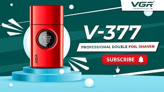 VGR V377 Professional Double Foil Shaver [upl. by Sairahcaz]