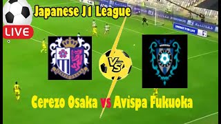 Live Football Cerezo Osaka vs Avispa Fukuoka ll Live Japanese J1 League [upl. by Idnew143]