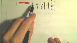 Multiplying Matrices  Example 2 [upl. by Charmine]