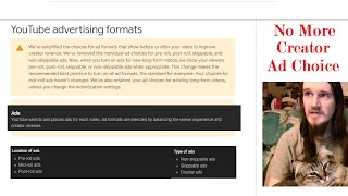 YouTube Removed Skippable Ad Only Choice For Creators [upl. by Eednus]