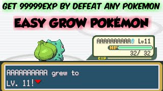 INFINITE EXP CHEAT FOR FIREREDLEAFGREENASHGRAY  HOW TO GET INFINITE EXP BY DEFEAT ANY POKEMON [upl. by Haek]