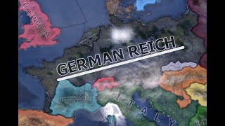 Hoi4 Götterdämmerung Germany World Conquest Timelapse [upl. by Arahat]