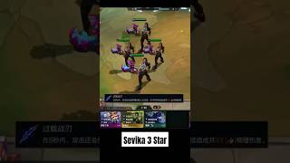 Sevika 3 Star tft teamfighttactics leagueoflegends 3star sevika [upl. by Desireah]