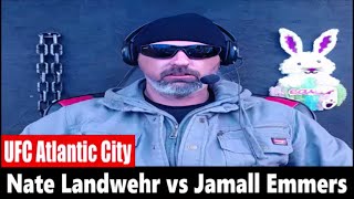 UFC Atlantic City Nate Landwehr vs Jamall Emmers PREDICTION [upl. by Han887]