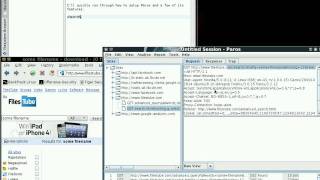 Setting up and using Paros Proxy in BackTrack4 [upl. by Lorinda]