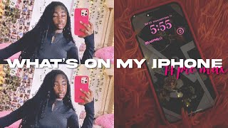 WHATS ON MY IPHONE 14 PRO MAX  IOS 17 [upl. by Ynnej]