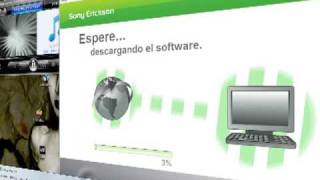 actualizar sony ericsson k850 con service update seus [upl. by Eelesor]