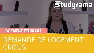 Logement CROUS  comment faire sa demande sans attendre la réponse de Parcoursup [upl. by Enair105]