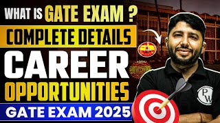 What Is GATE EXAM  Complete Details  Career Opportunities amp Eligibility Criteria  GATE EXAM 2025 [upl. by Ueik701]