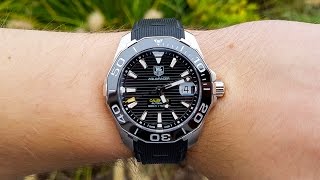 TAG Heuer Aquaracer Calibre 5 WAY211AFT6068 Updated version in description [upl. by Kalk669]