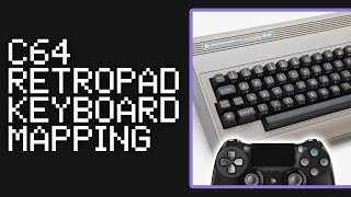 🇬🇧 How to map Commodore 64 keyboard on a Joypad Retroarch [upl. by Odille]