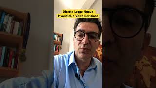 Diretta YouTube Legge Nuova Invalidità e Revisione disabilità handicap [upl. by Lucilia165]