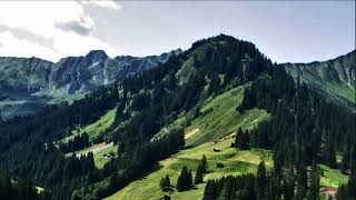 Kleinwalsertal  Auf dem Höhenweg von MittelbergZaferna nach Baad [upl. by Laaspere]