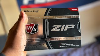 The ultimate SOFT low compression golf ball review Wilson Zip [upl. by Aihsad765]