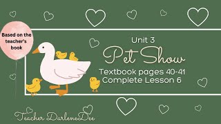 SUPER MINDS YEAR 1  TEXTBOOK PAGES 4041  UNIT 3 PET SHOW  COMPLETE LESSON 5  SKILLS [upl. by Attenrev]