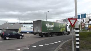 trucks trucks flowers and plant transport FloraHolland 3 [upl. by Mycah]