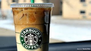 HOW TO MAKE A STARBUCKS ICED CARAMEL MACCHIATO LATTE [upl. by Ygief260]