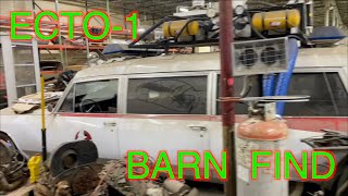 Ghostbusters Afterlife  a reallife Ecto1 Barn Find [upl. by Arba949]