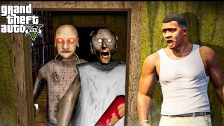 GTA V ထဲမှာ Granny အဖွားကြီးကိုတွေ့ခဲ့တယ်😱😱😱 GTA V Horror Gameplay [upl. by Mafala]