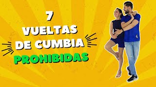 7 VUELTAS DE CUMBIA  PROHIBIDAS 💃🕺🔥 [upl. by Gorton]