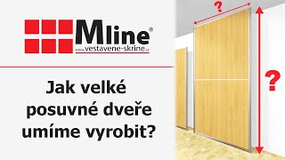 Mline  jak velké posuvné dveře umíme vyrobit [upl. by Aznecniv]