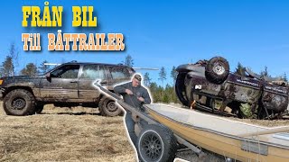 Bygger Båttrailer av en BIL [upl. by Anilram]