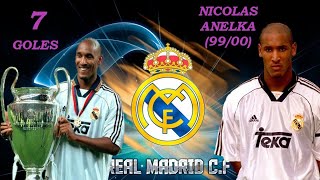 🇫🇷NICOLÁS ANELKA SUS 7 ⚽GOLES OFICIALES EN EL REAL MADRID 9900 [upl. by Romaine]