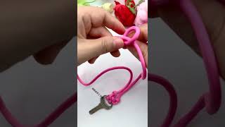 Rope braiding skills sharing Life tips Rope knotting skills Pendant knotting method Pendant jewe 3 [upl. by Cynera179]